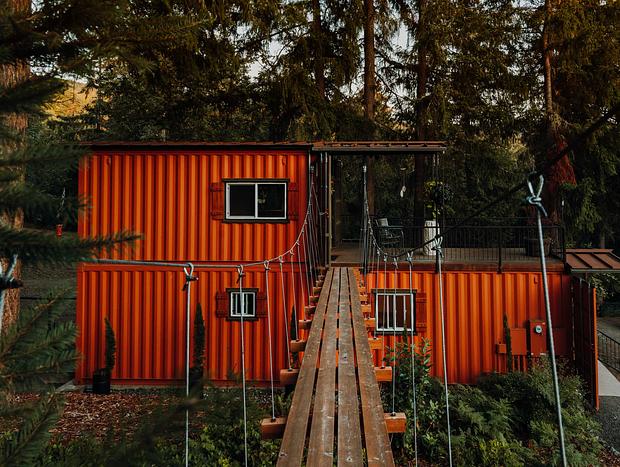 Photo 14 for Feeding Highland Cows at a Container Home Farmstay