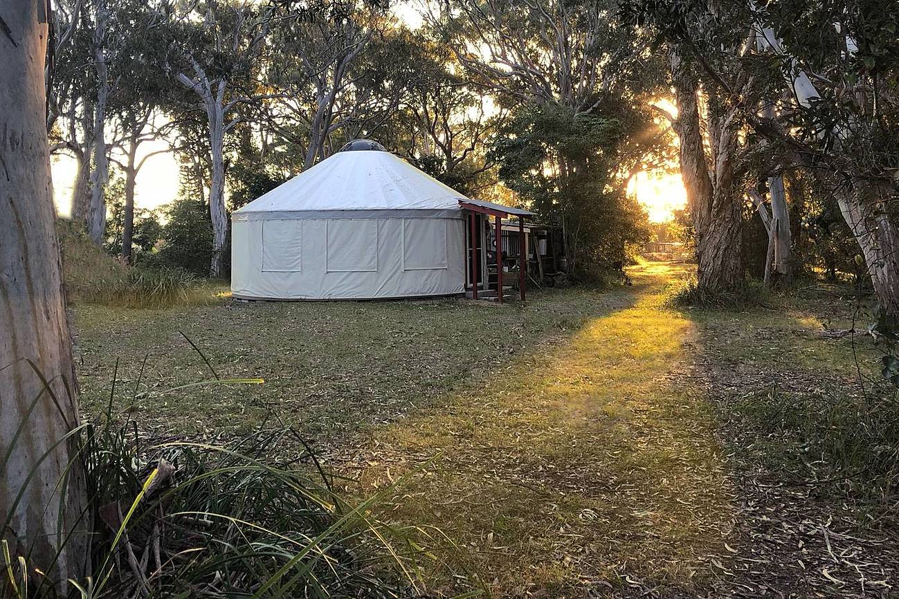 Sanctuary Yurt by Sea Retreat Glamping for Rent in Nambucca