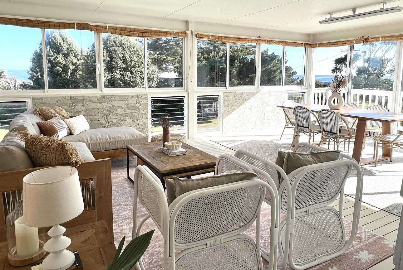 Rugged coastal escape water views, nature walks, walk to beach