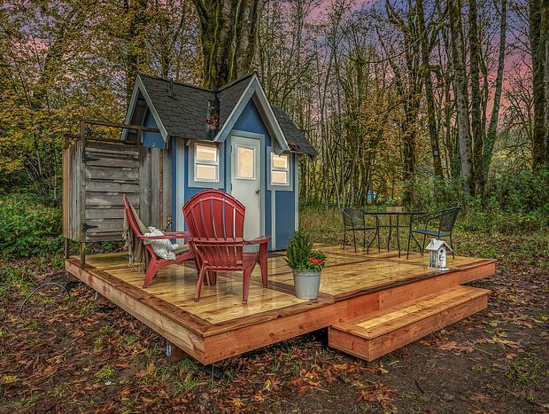 Photo 7 for Waterfront Tiny Home w/ Outdoor Shower & BBQ