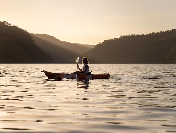 Photo 2 for Sunrise kayaking on the river