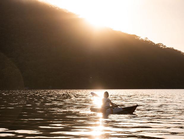 Photo 3 for Sunrise kayaking on the river