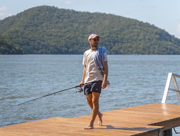 Photo 2 for Fishing off the private jetty