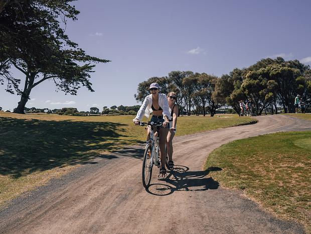 Tandem biking