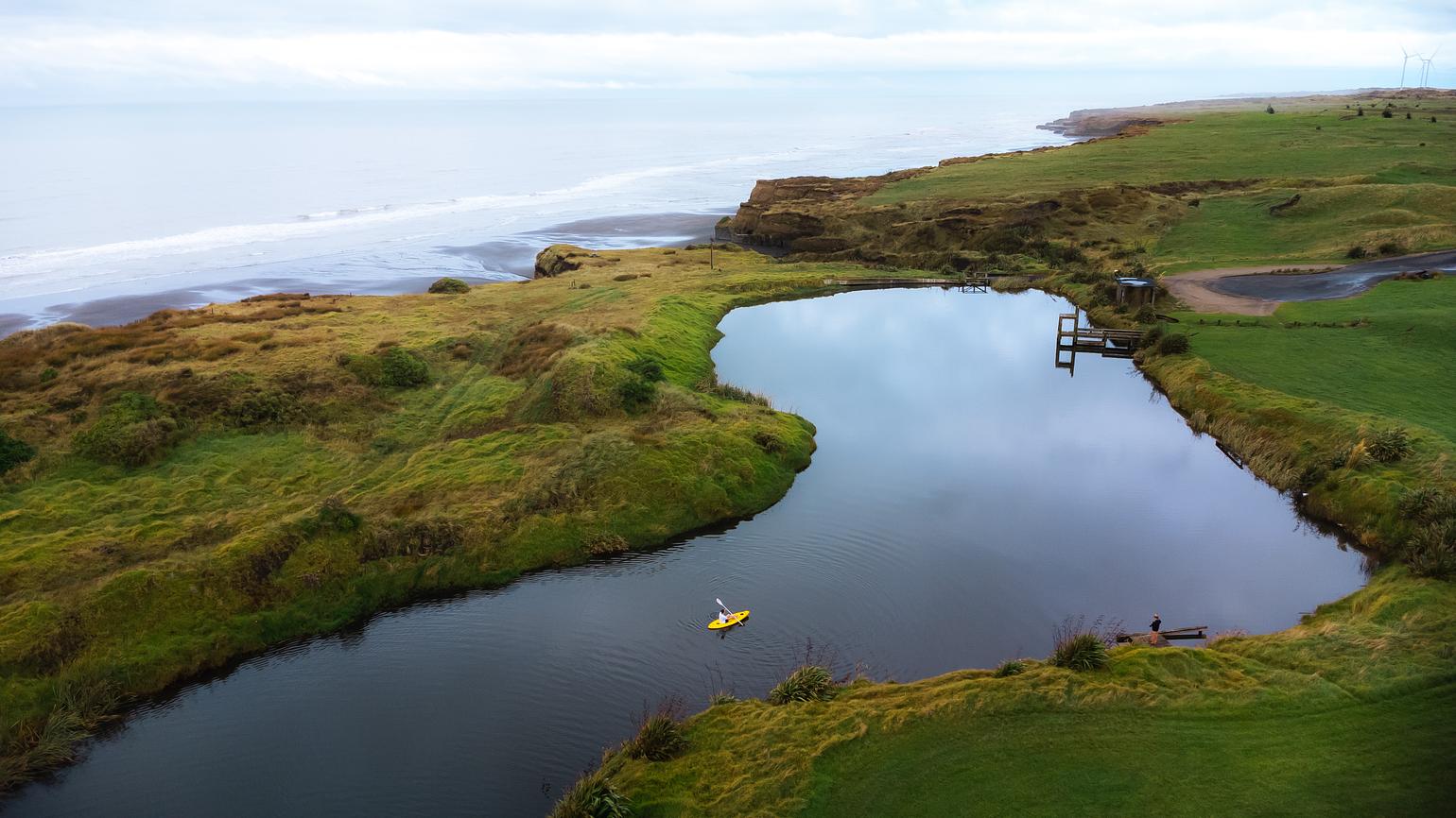 Kayak on the Reservoir Riparide