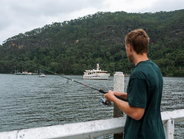 Fishing on the Hawkesbury