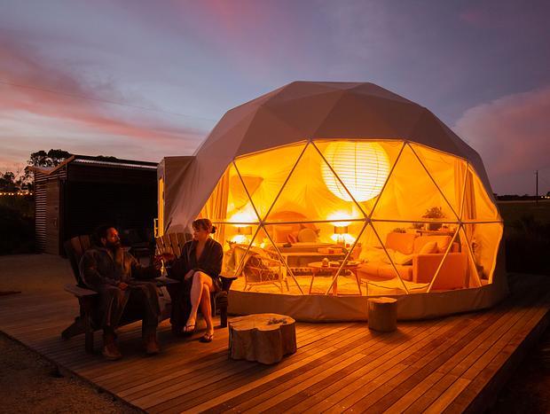 Photo 3 for Glamorous Geodesic Glamping