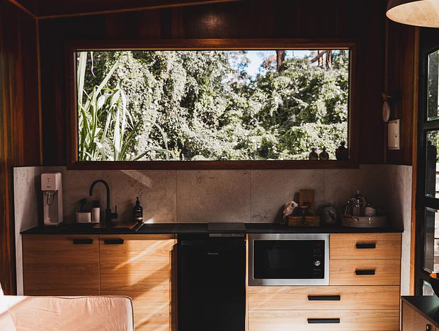 Photo 6 for Cozy Couples Tiny home: Sauna,Outdoor Bath, Fire pit