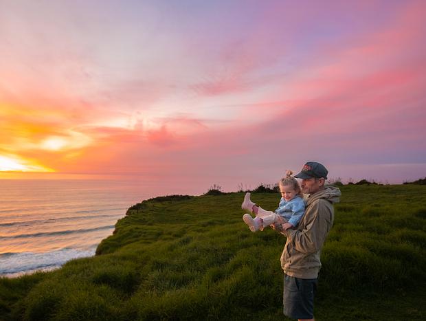 Photo 5 for Sunset looking over Tongaporutu
