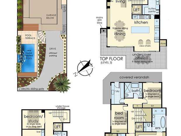 Photo 16 for Deja View - Heated Pool, Exquisite Views, Pure Luxury, Home Lift, BBQ