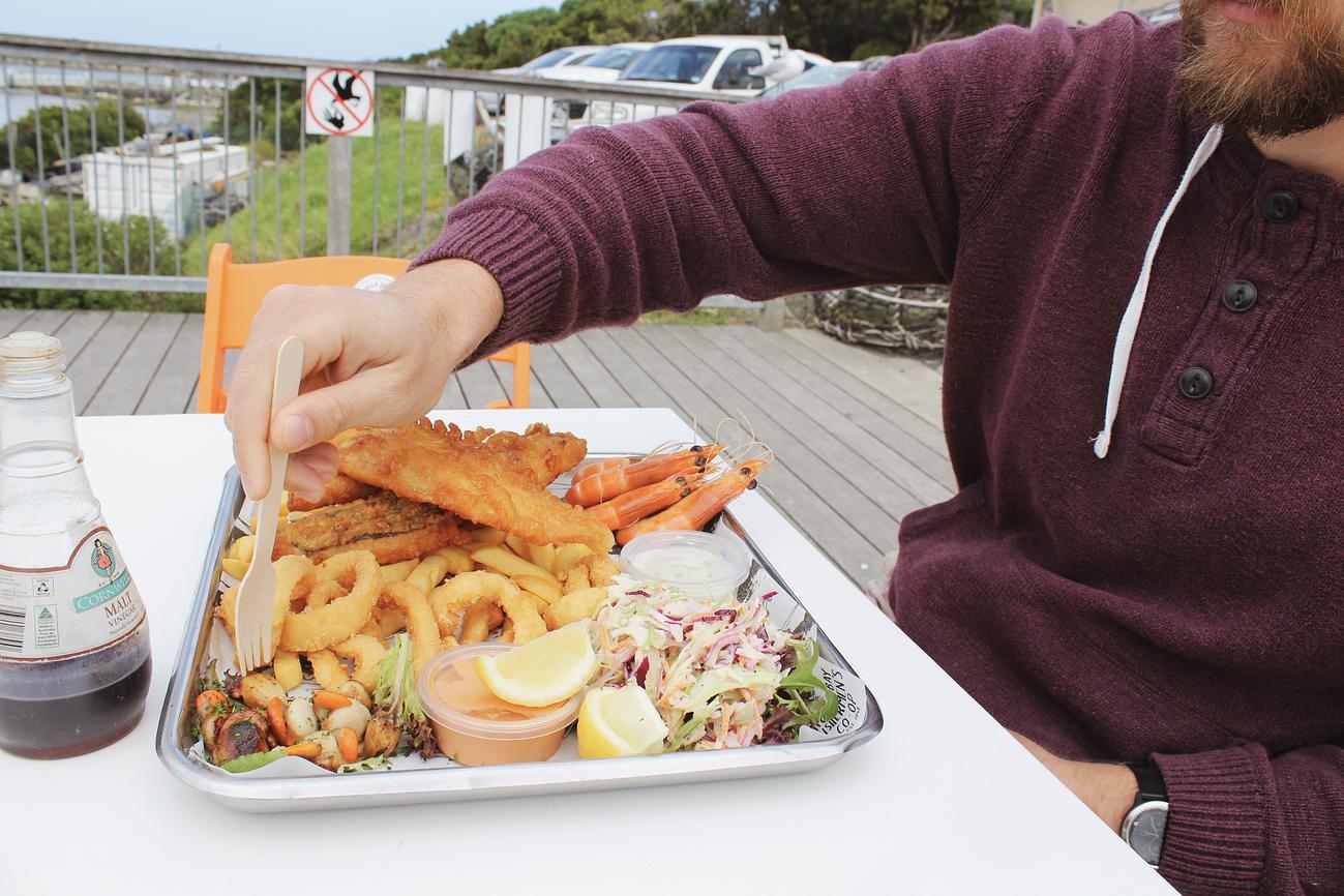 Seafood Platter at Apollo Bay Fisherman’s Coop Riparide