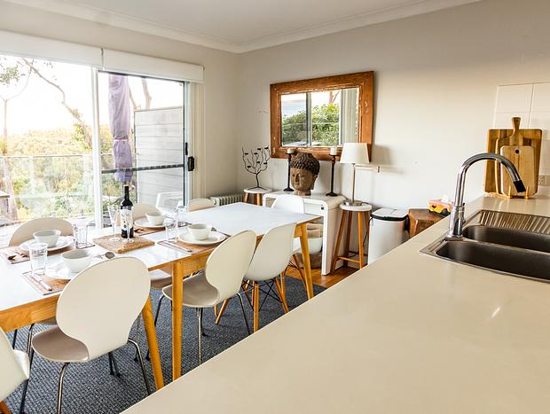 Photo 13 for Expansive Bay Views, Light and Airy House, Wood Fire