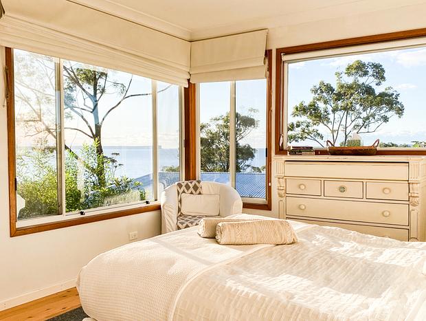 Photo 17 for Expansive Bay Views, Light and Airy House, Wood Fire