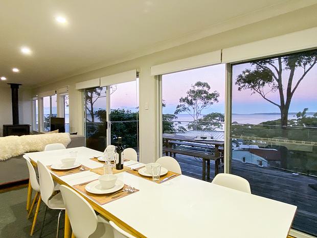 Photo 27 for Expansive Bay Views, Light and Airy House, Wood Fire