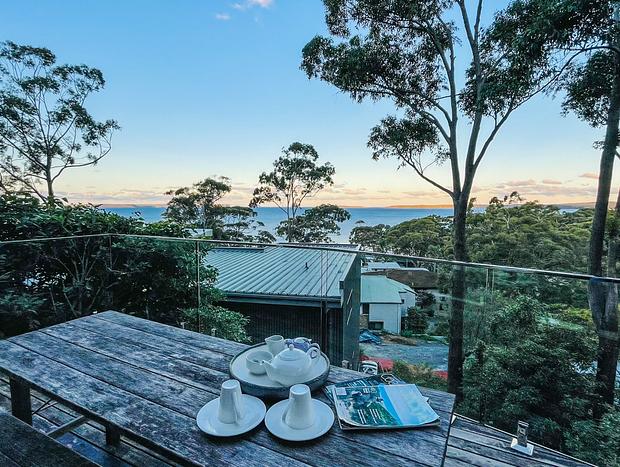 Photo 6 for Expansive Bay Views, Light and Airy House, Wood Fire