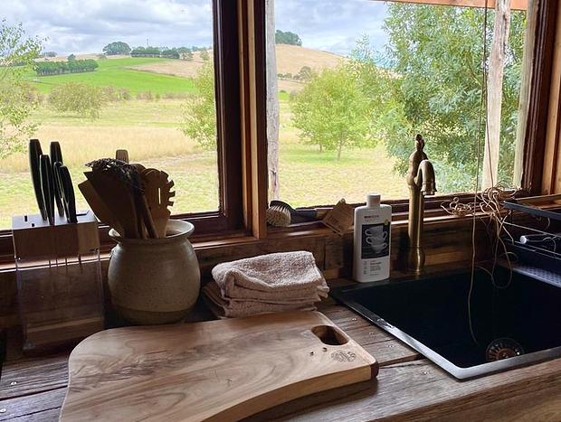 Photo 4 for Deep Earth Sanctuary: Rustic Elven Tiny House