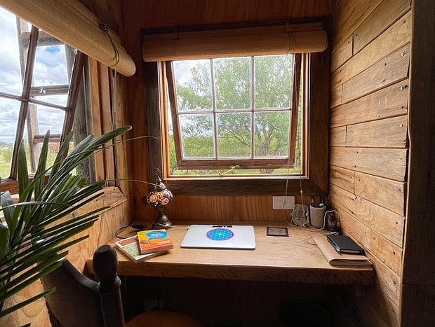 Photo 9 for Deep Earth Sanctuary: Rustic Elven Tiny House