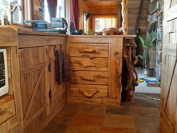 Photo 5 for Deep Earth Sanctuary: Rustic Elven Tiny House