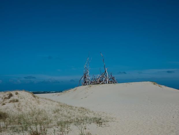 Photo 5 for Sand dunes and stick hut finds by the sea
