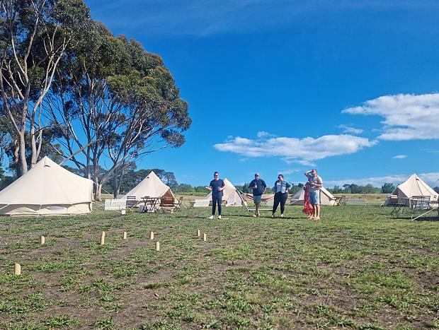 Photo 5 for Coastal Glamp at Bellarine Estate winery Large Bell Tent