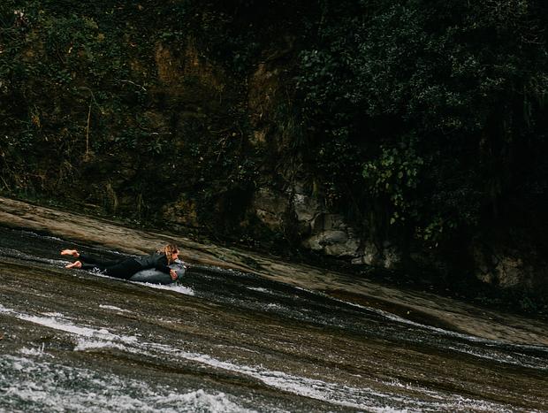 Photo 5 for Sliding fast down a rock slide