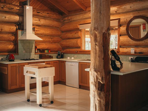 Photo 8 for Autumn getaway in a cosy Log Cabin