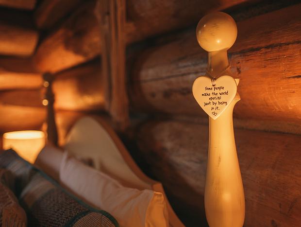 Photo 13 for Autumn getaway in a cosy Log Cabin