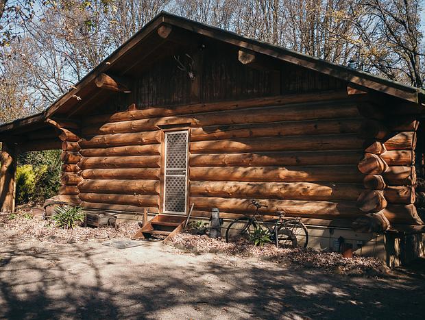 Photo 20 for Autumn getaway in a cosy Log Cabin