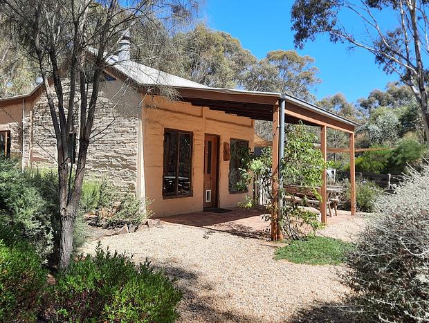 Photo 11 for Muckleford Forest Cottage - Quiet bush stay with dam, pizza oven & wood fire
