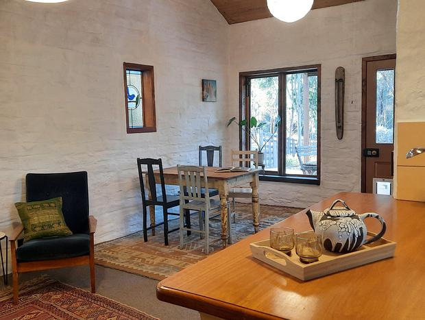 Photo 8 for Muckleford Forest Cottage - Quiet bush stay with dam, pizza oven & wood fire