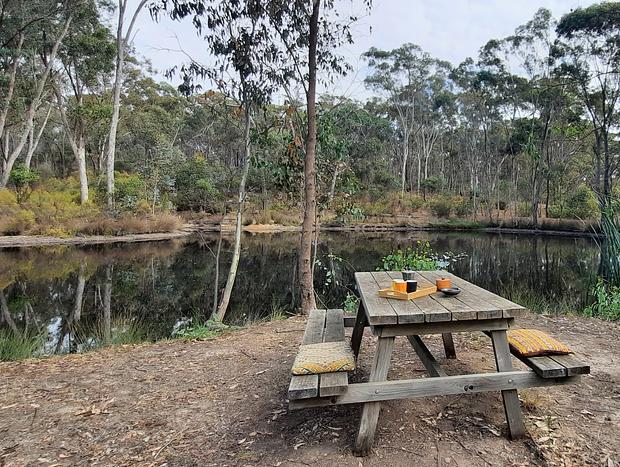 Photo 19 for Muckleford Forest Cottage - Quiet bush stay with dam, pizza oven & wood fire