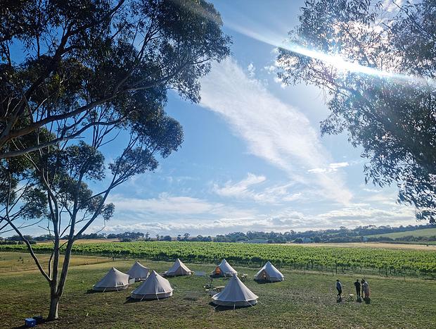 Photo 4 for Coastal Glamp at Bellarine Estate Winery Standard Tent 2