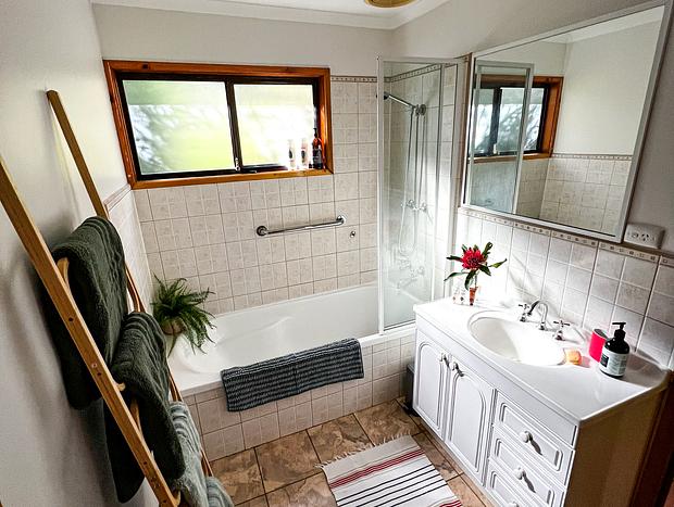 Photo 16 for Warby Serenity: Nature Escape with Outdoor Tubs & Fireplace