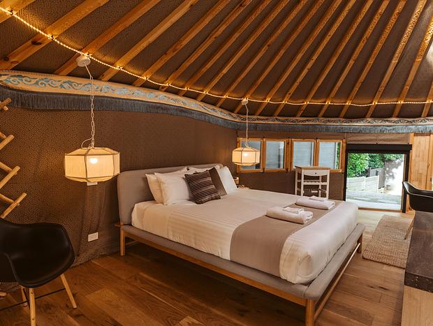 Photo 7 for "Mongolian Yurt with Mountain View & Private Spa"