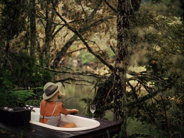 Photo 1 for Outdoor bath by the river