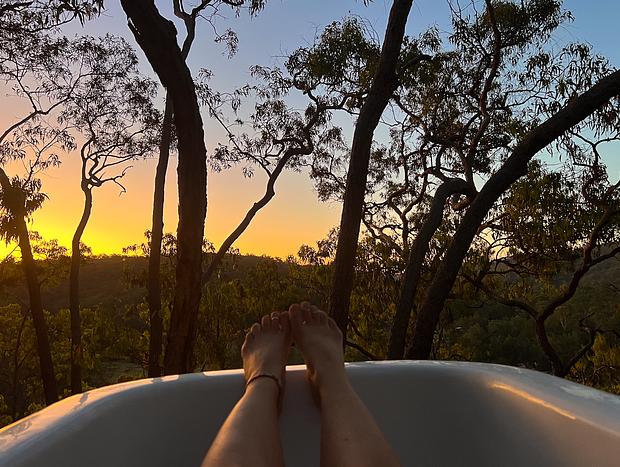 Photo 3 for Outdoor Bath at Sunset