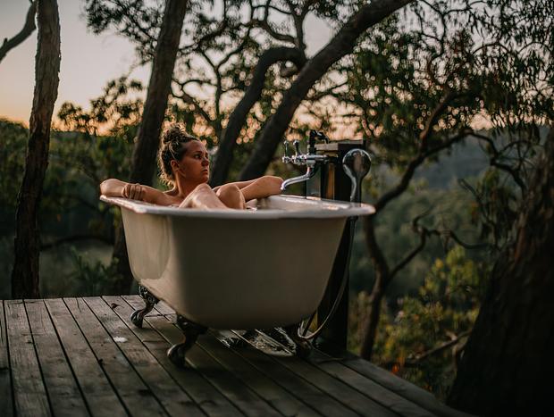 Photo 4 for Outdoor Bath at Sunset