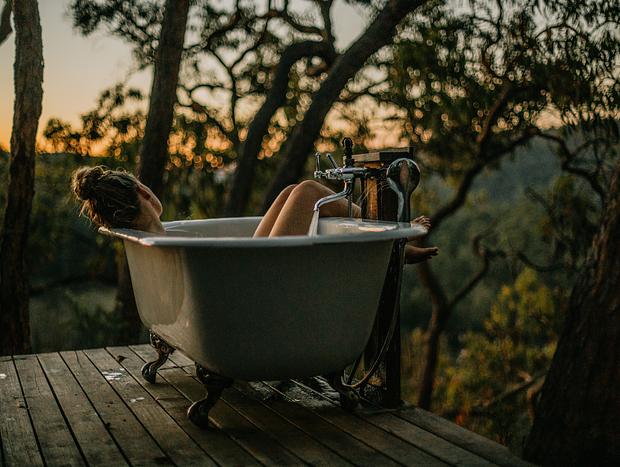 Photo 1 for Outdoor Bath at Sunset