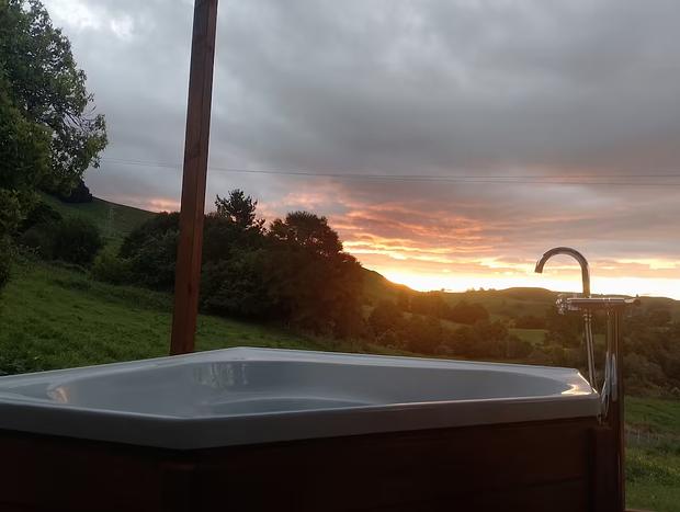 Photo 9 for SunsetView Retreat Vintage Outdoor Bath