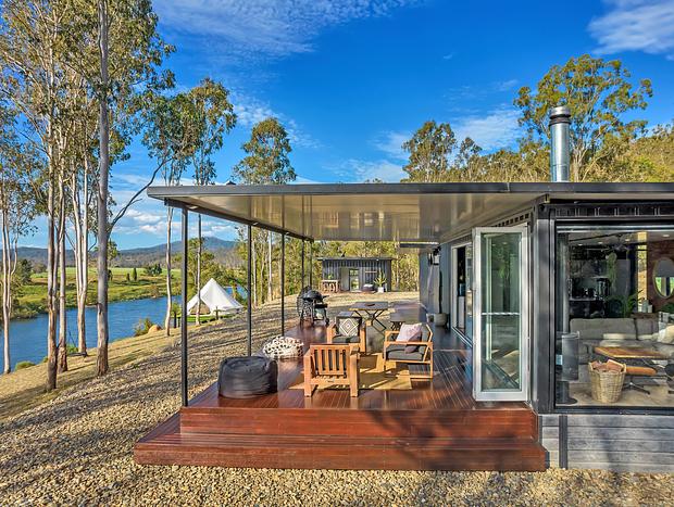 Photo 4 for The Clarence: Luxury Off Grid Eco-Friendly Riverside Retreat