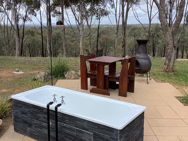 Photo 8 for Bushland Tiny Home with Outdoor Hot Tub & Hamper