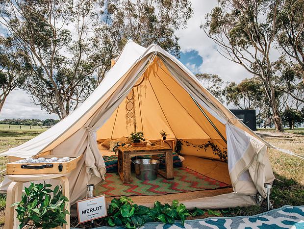 Photo 5 for Coastal Glamp at Bellarine Estate Winery Standard Tent 6