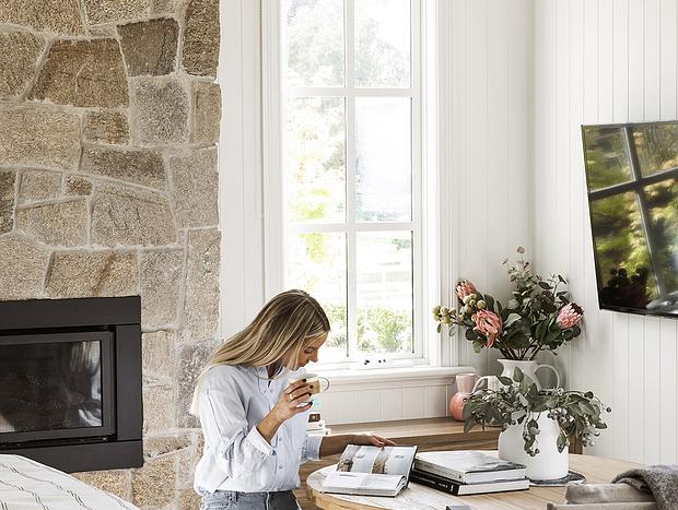Photo 18 for Modern Farmhouse style guesthouse on rural acreage - pool, spa, fire, tennis,...