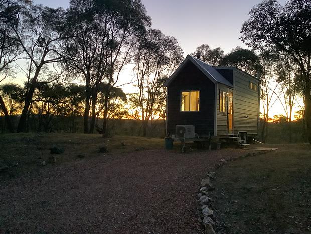 Photo 30 for Bushland Tiny Home with Outdoor Hot Tub & Hamper