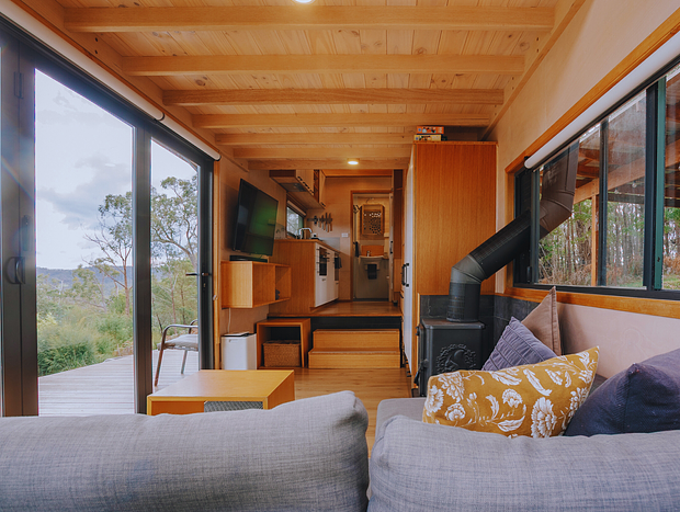 Photo 16 for Secluded Tiny House With Bath On Deck