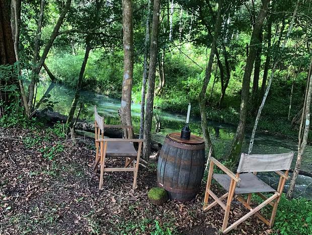 Photo 4 for Time Wood Pass Creekside Glamping Tent Stay