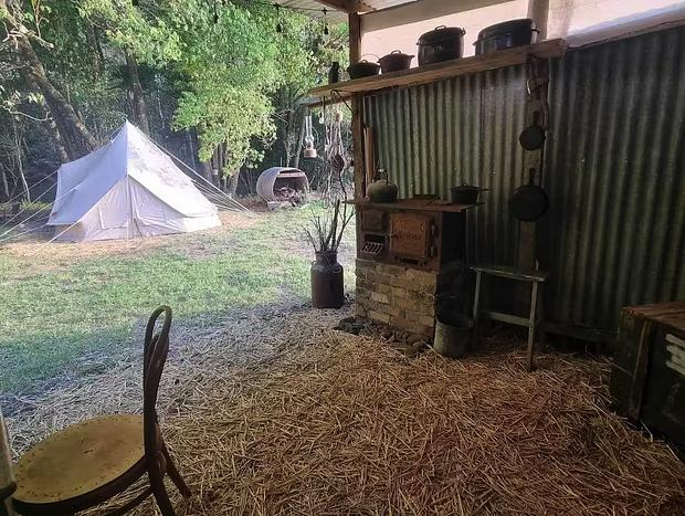Photo 17 for Time Wood Pass Creekside Glamping Tent Stay