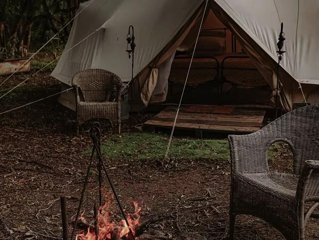 Photo 20 for Time Wood Pass Creekside Glamping Tent Stay