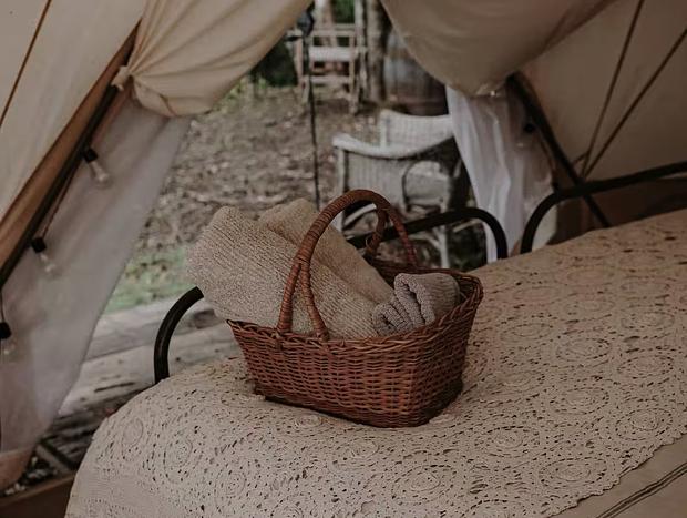 Photo 6 for Time Wood Pass Creekside Glamping Tent Stay