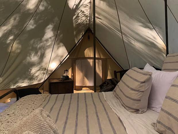 Photo 11 for Time Wood Pass Creekside Glamping Tent Stay